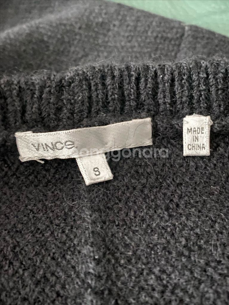 VINCE 빈스 오픈형 볼레로 가디건(S)--5