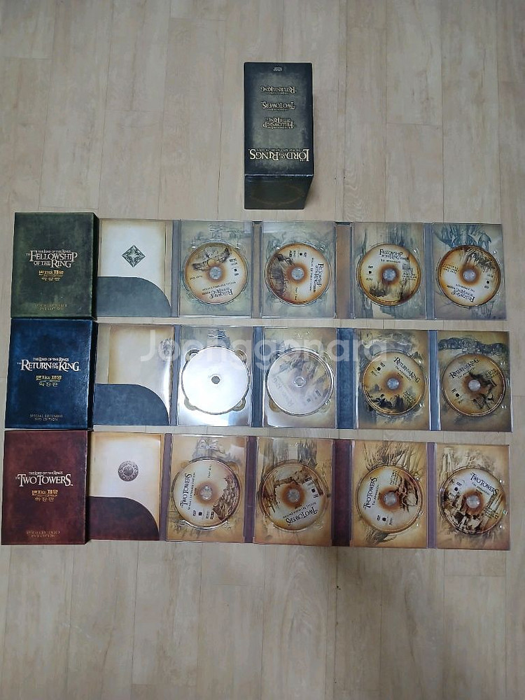반지의 제왕 DVD 한글판 특별 확장팩 택포--3