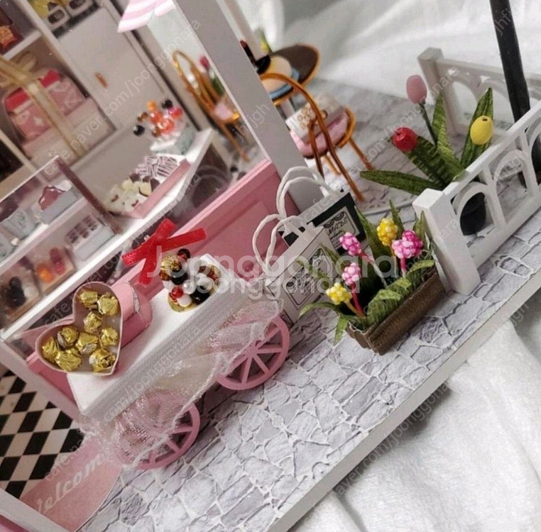 [44번] DIY 미니어처하우스 완성품 (LED,오르골--7