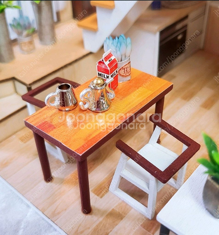 [42번] DIY 미니어처 완성품 (리모컨 LED, 오--4