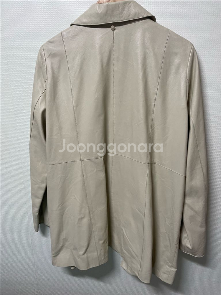 발망 가죽 코트--3
