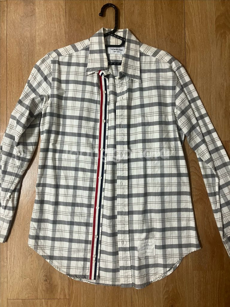 톰브 수트 및 체크셔츠 1사이즈--6