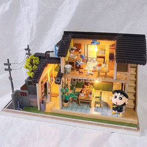 DIY 미니어처하우스 완성품 (LED)