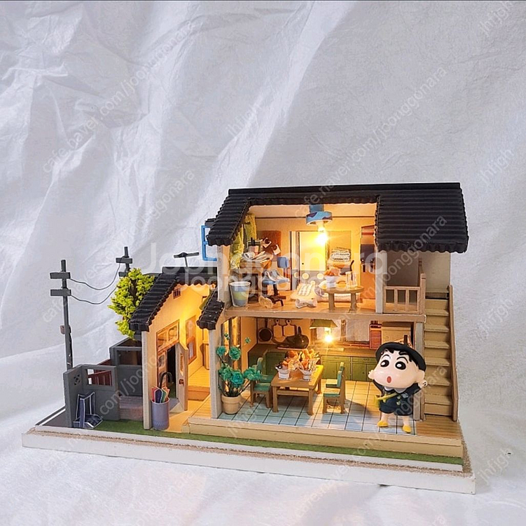 DIY 미니어처하우스 완성품 (LED)--7