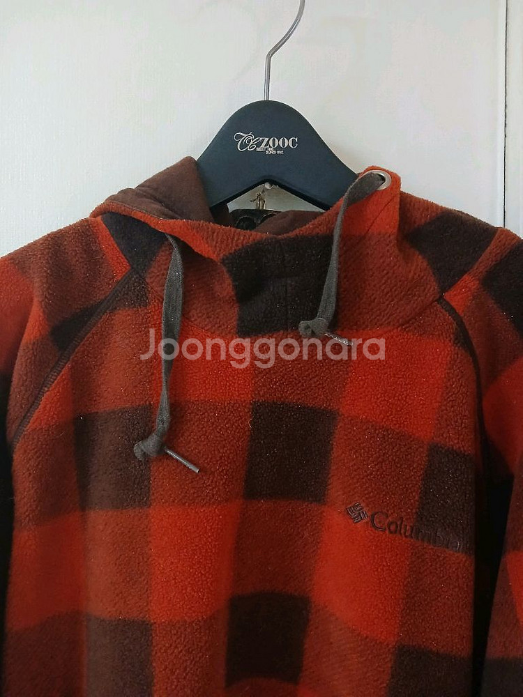 콜롬비아 폴라폴리스 체크 후드 가슴단면 56정도--0