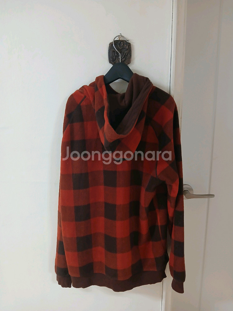 콜롬비아 폴라폴리스 체크 후드 가슴단면 56정도--4