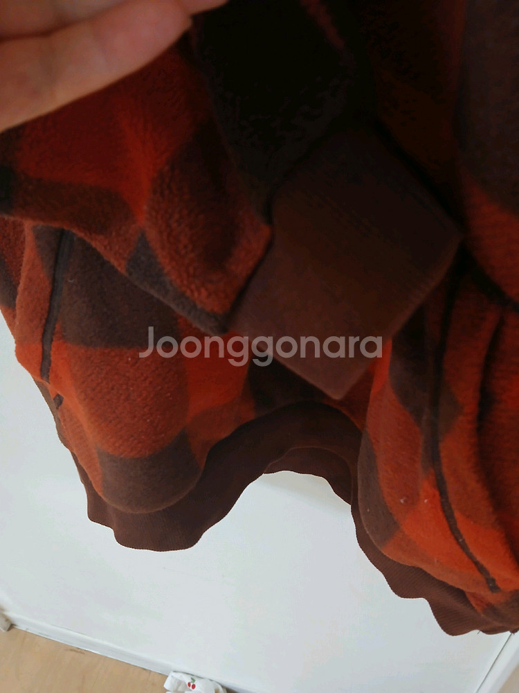 콜롬비아 폴라폴리스 체크 후드 가슴단면 56정도--3