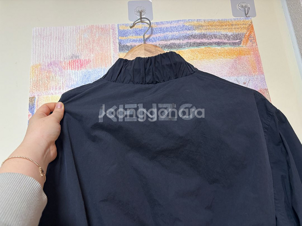 KENZO 겐조 크롭 봄버 자켓 L--5