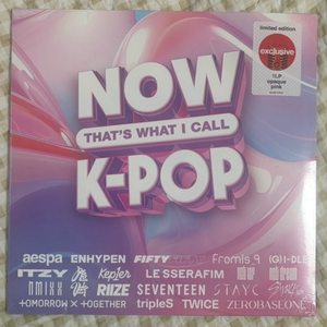Now k-pop 나우 케이팝 한정판 엘피 lp 바이닐