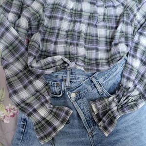 비비안웨스트우드 체크블라우스