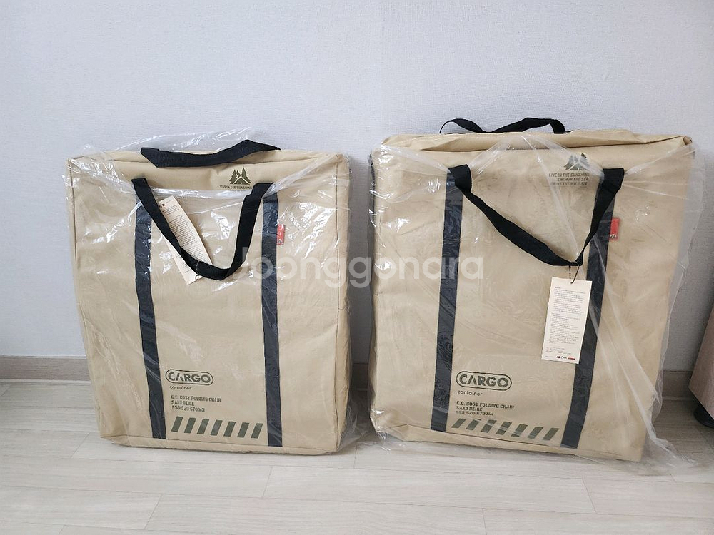 카고컨테이너 폴딩체어 M 2개--0