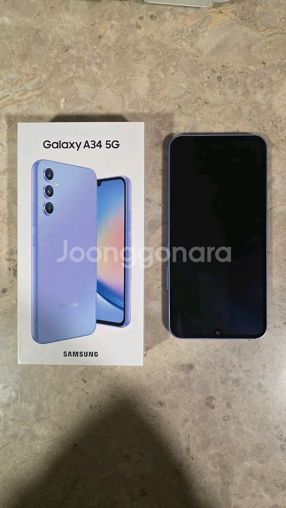 갤럭시 A34 어썸바이올렛 자급제--0