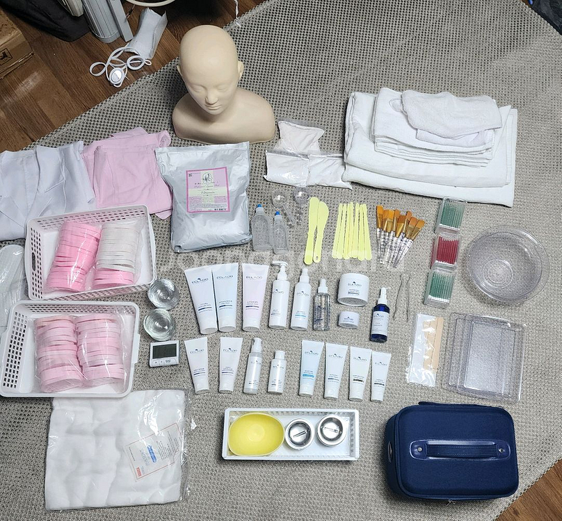 피부미용실기시험 합격해서 재료 올려요--1