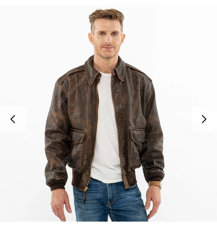 [콕핏usa] A-2 가죽자켓 / 새상품 / xs 이미지