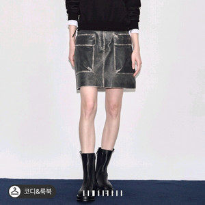 타임 시퀸 로고 니트 탑 랑방 마인 더캐시미어 시스템
