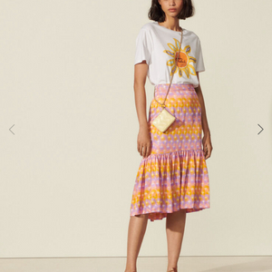 Sandro산드로 우븐 그래픽 스커트0