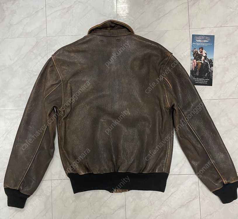[콕핏usa] A-2 가죽자켓 / 새상품 / xs 이미지
