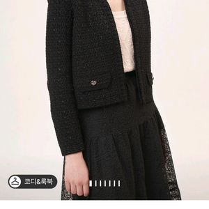 타임 글리터링 오픈 가디건 랑방 마인 더캐시미어 시스템