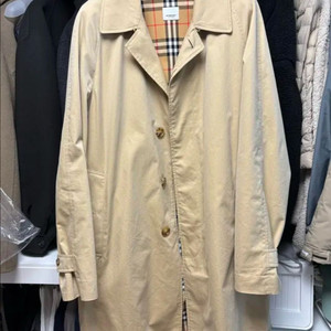 (50)버버리 캠든 카 코트 허니색