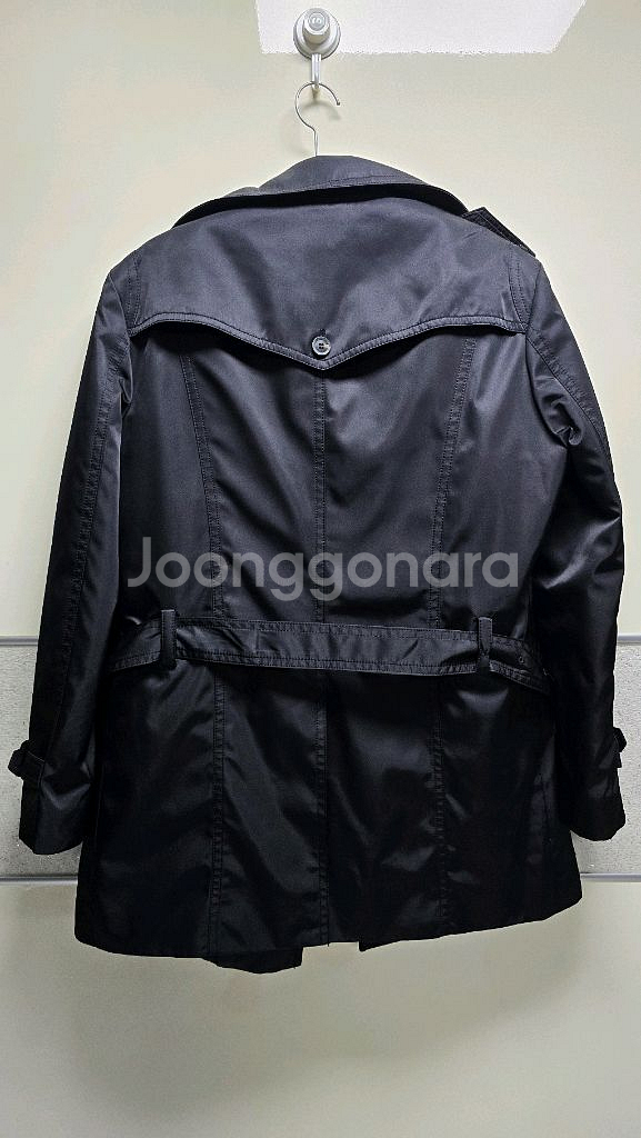 바쏘95 블랙 트렌치 코트 중고--1