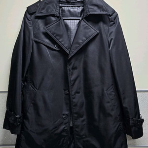 바쏘95 블랙 트렌치 코트 중고