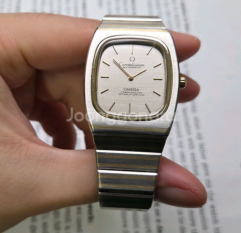 레어] 빈티지 오메가 컨스틸레이션 엘립스 골드콤비 크로--2