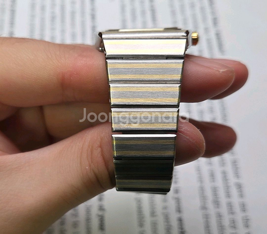 레어] 빈티지 오메가 컨스틸레이션 엘립스 골드콤비 크로--5