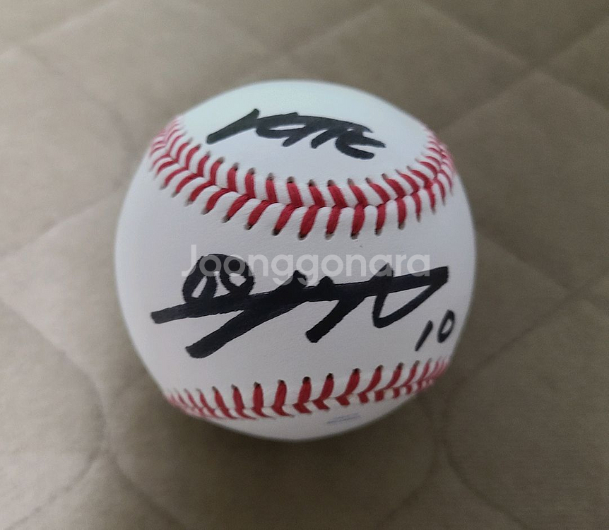 2022년 40주년 KBO 공인구 이대호 싸인볼 팝니다--1