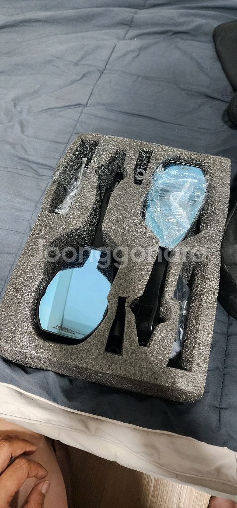 오토바이 aos4 사이드미러 팝니다--0