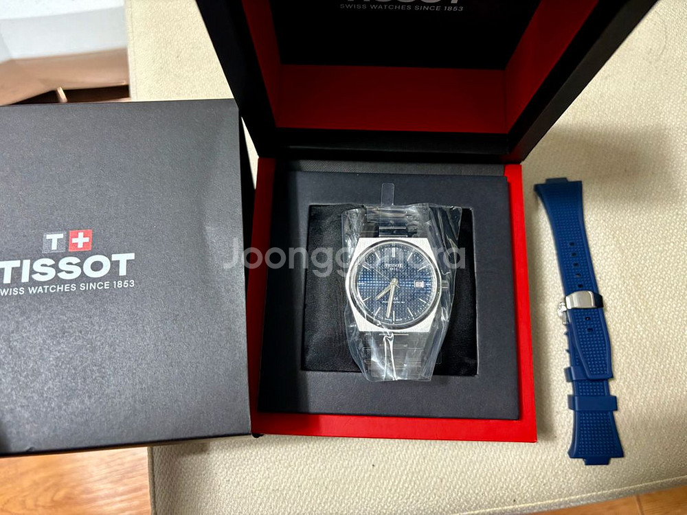 (급매) 티쏘 PRX 파워매틱80 40mm 블루 청판--1