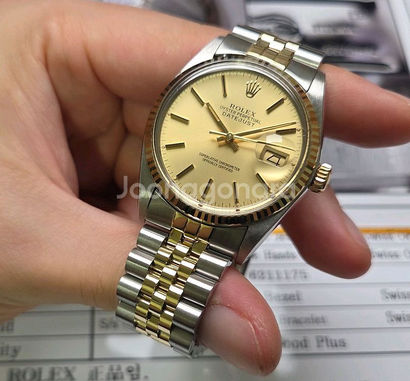 롤렉스 데이저스트 16013 골드콤비 샴골판 쥬빌리줄--3