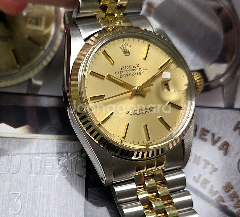 롤렉스 데이저스트 16013 골드콤비 샴골판 쥬빌리줄--1