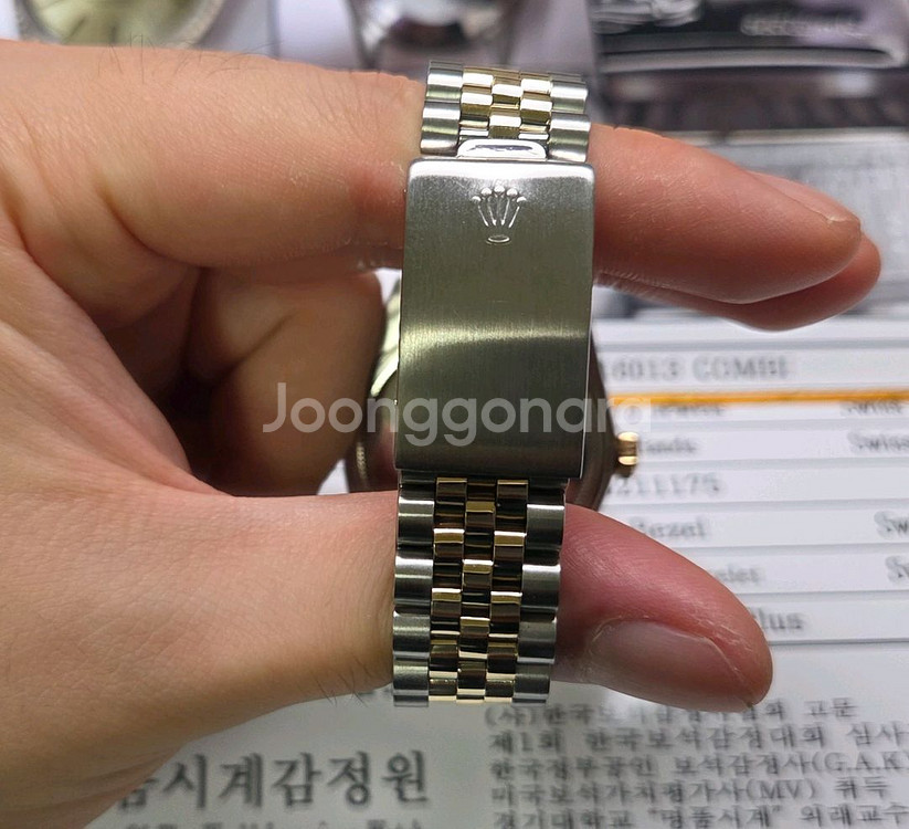 롤렉스 데이저스트 16013 골드콤비 샴골판 쥬빌리줄--8