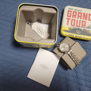 파슬 fossil 여성 시계. 여성용 콤비 메탈 시계