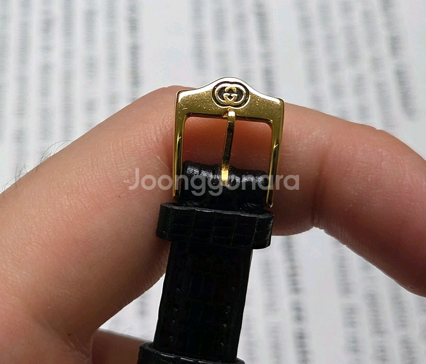 빈티지 구찌 클래식 방돔 블랙다이얼 칼침핸즈 여성용--7