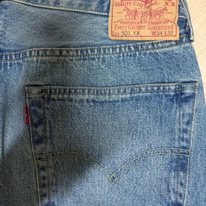 리바이스 LVC 55501 블랙잭 34x32 1회 착용