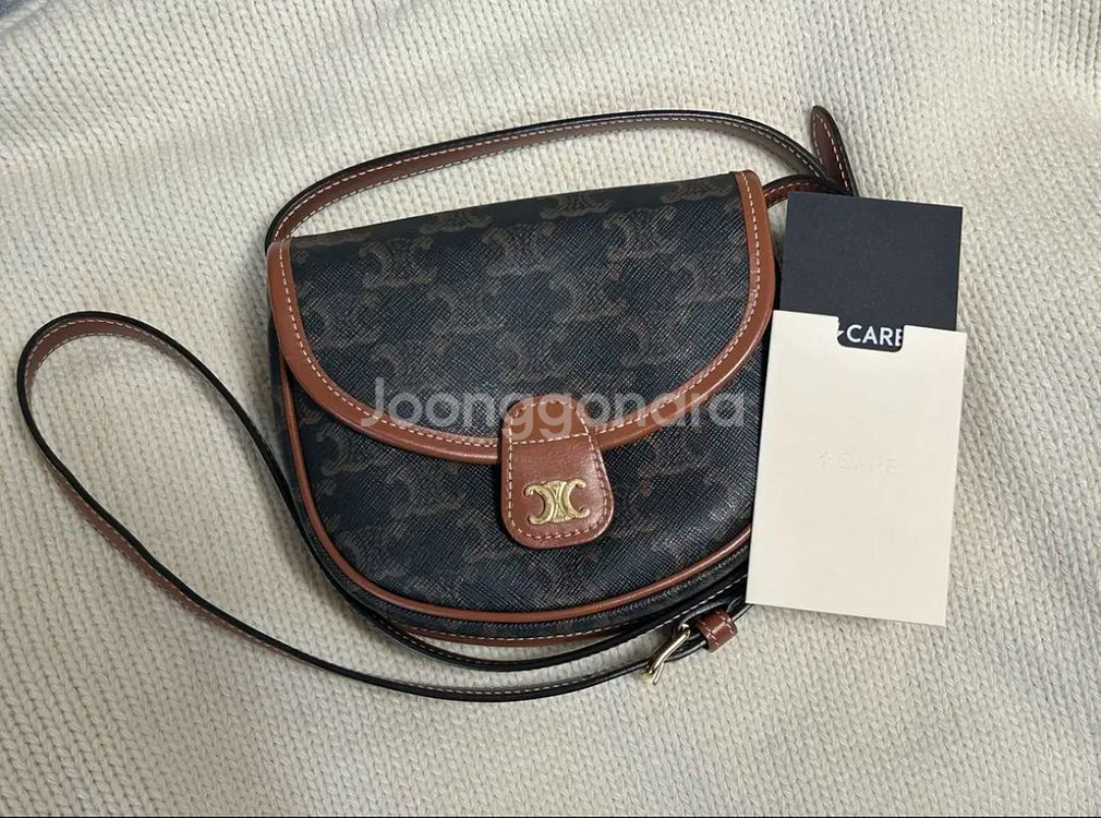 셀린느 트리옹프 베사체 미니백--1