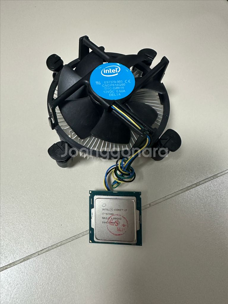 i7-6700K CPU 및 쿨러 세트 판매합니다--0