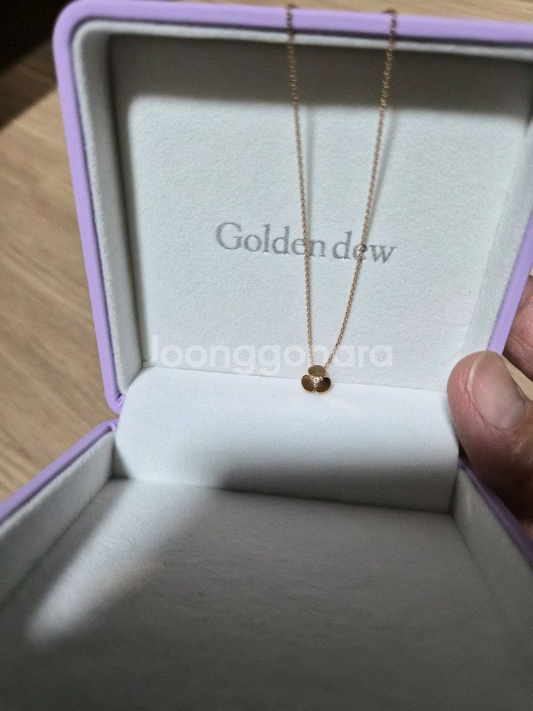 골든듀 18k 로즈골드 스윗베리뉴 목걸이--0