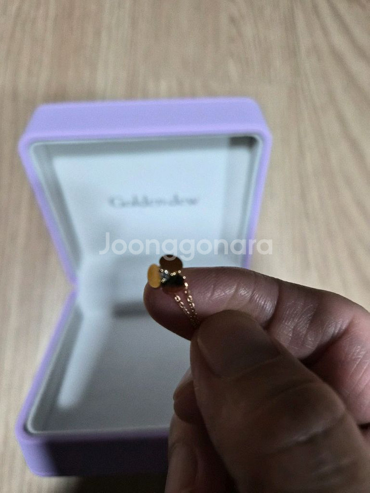 골든듀 18k 로즈골드 스윗베리뉴 목걸이--4