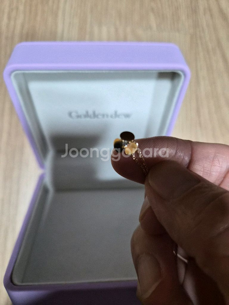 골든듀 18k 로즈골드 스윗베리뉴 목걸이--3