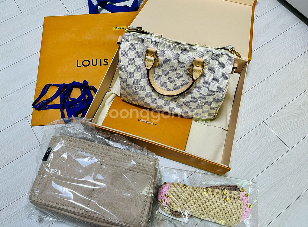 (새상품) 루이비통 스피디 반둘리에 25 아주르(서비스--0