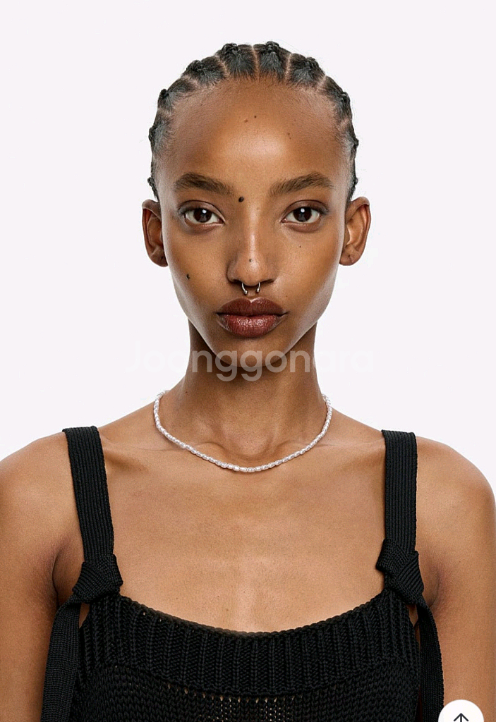 새상품)빔바이롤라 진주목걸이길이--0