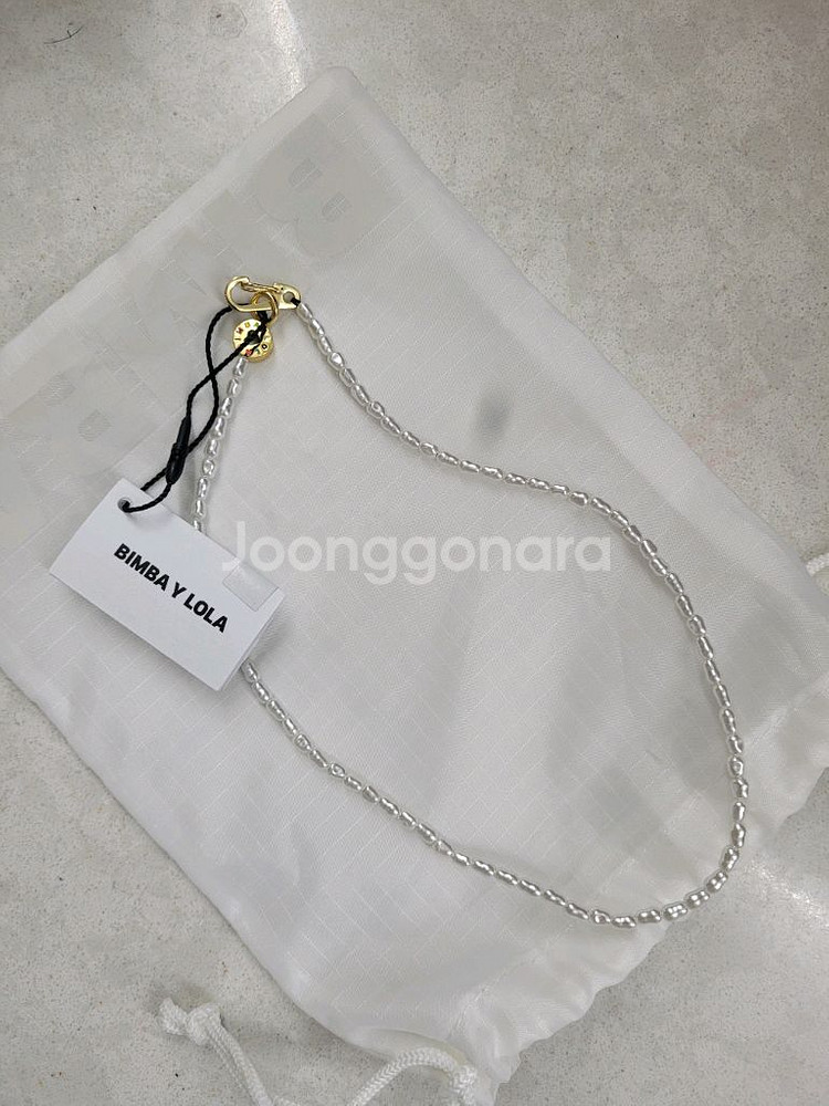 새상품)빔바이롤라 진주목걸이길이--3