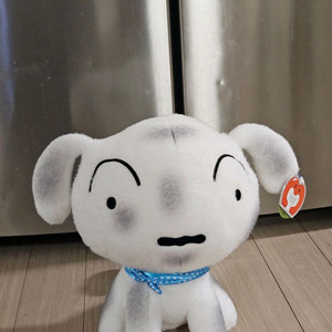 탄광 흰둥이 봉제 중형인형 새상품