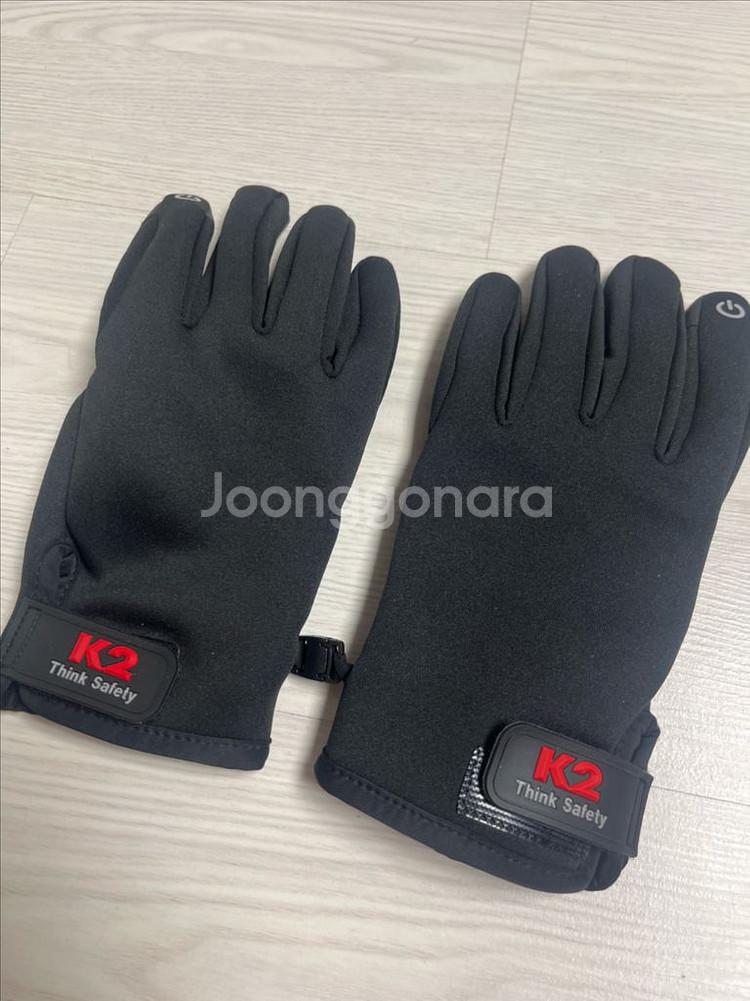 K2 방한장갑 블랙 M 팝니다--0