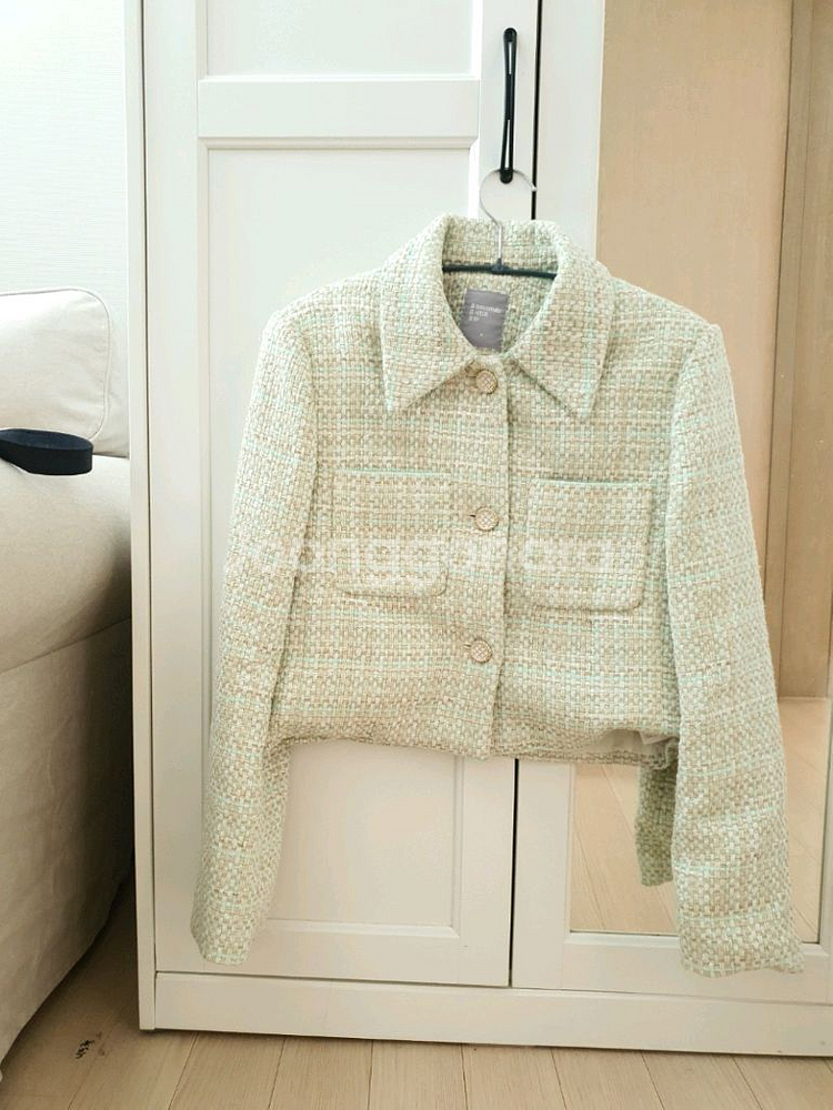 에잇세컨즈 트위드 크롭 자켓 S--2
