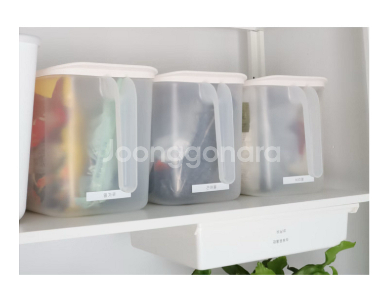 팬트리 손잡이 정리함 수납 2개--5