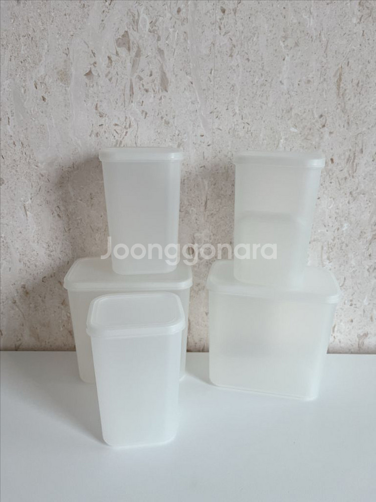 MUJI 무인양품 폴리프로필렌 분말 제품 보존용기--0