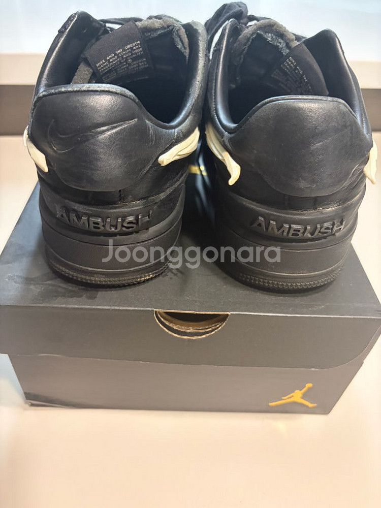 나이키 x 앰부쉬 에어포스 1 로우 SP 블랙 270--5